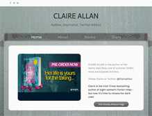 Tablet Screenshot of claireallan.com